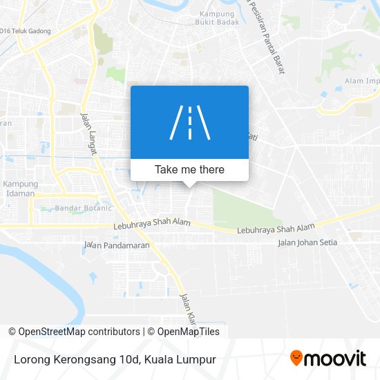 Lorong Kerongsang 10d map