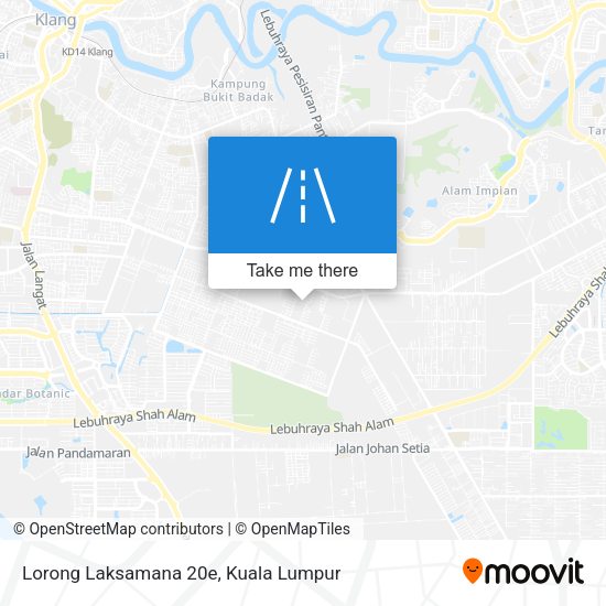 Peta Lorong Laksamana 20e