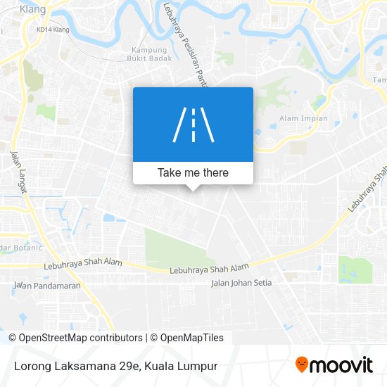 Peta Lorong Laksamana 29e