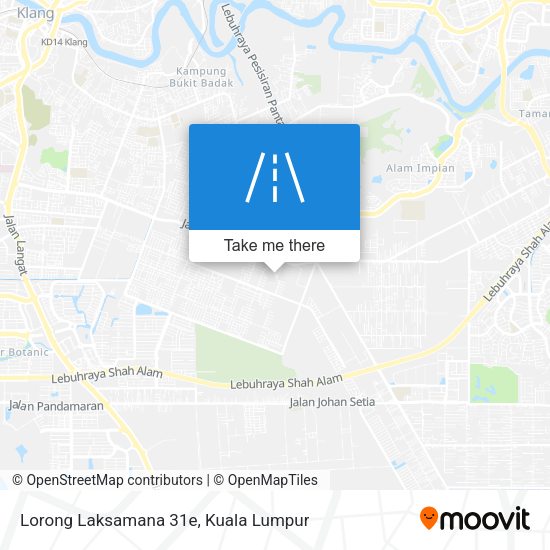 Lorong Laksamana 31e map