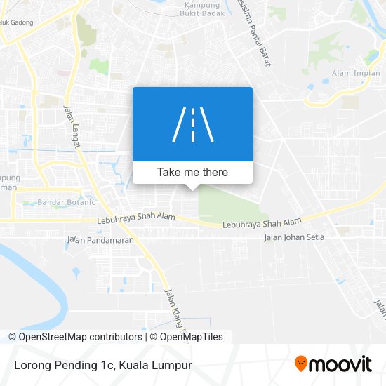Lorong Pending 1c map