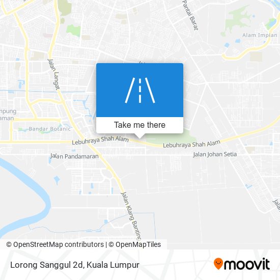 Lorong Sanggul 2d map