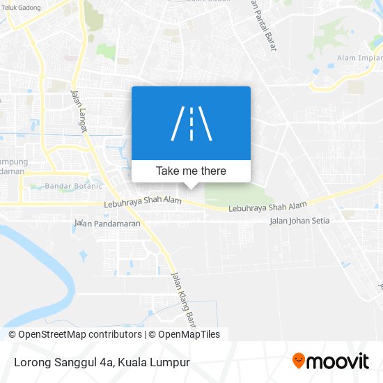 Lorong Sanggul 4a map