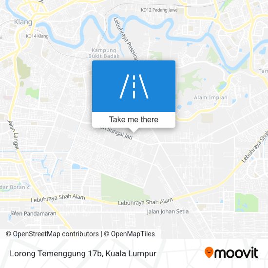 Peta Lorong Temenggung 17b