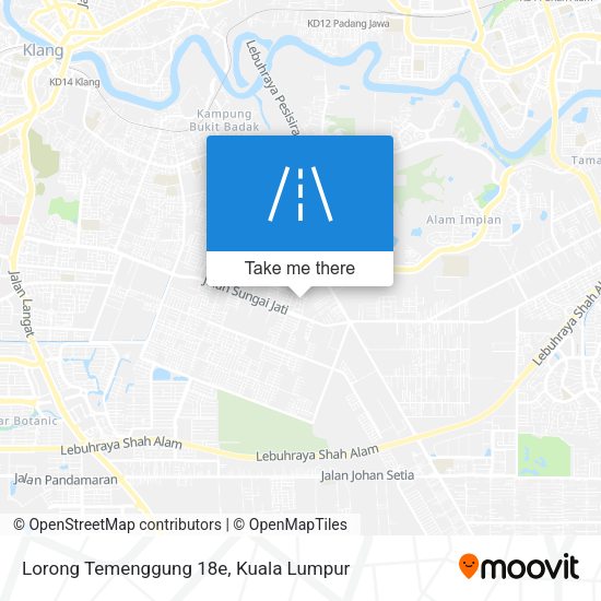 Lorong Temenggung 18e map
