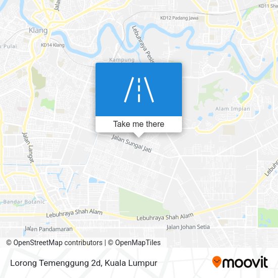 Peta Lorong Temenggung 2d