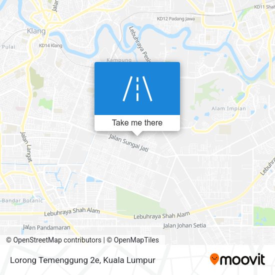 Peta Lorong Temenggung 2e