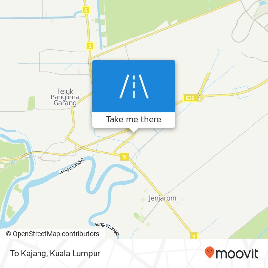 To Kajang map