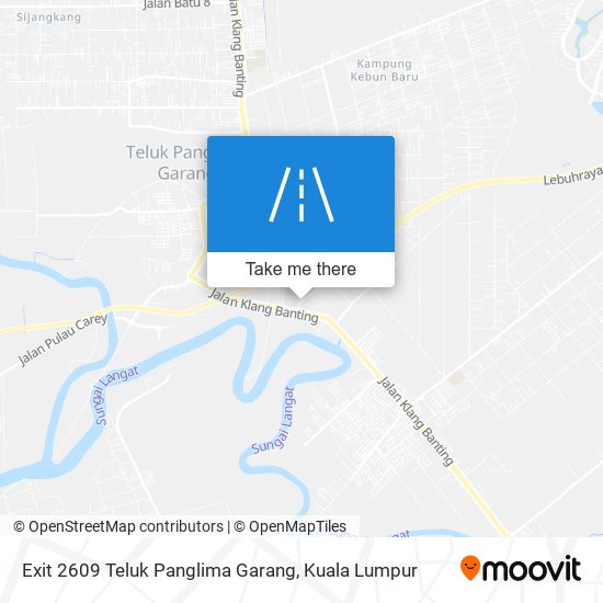 Exit 2609 Teluk Panglima Garang map