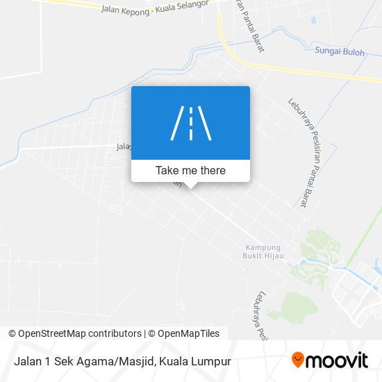 Jalan 1 Sek Agama/Masjid map