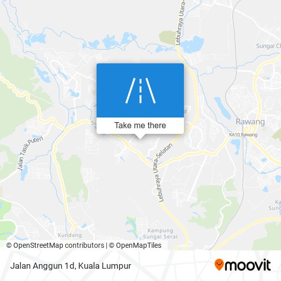 Jalan Anggun 1d map