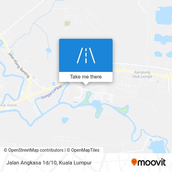 Jalan Angkasa 1d/10 map