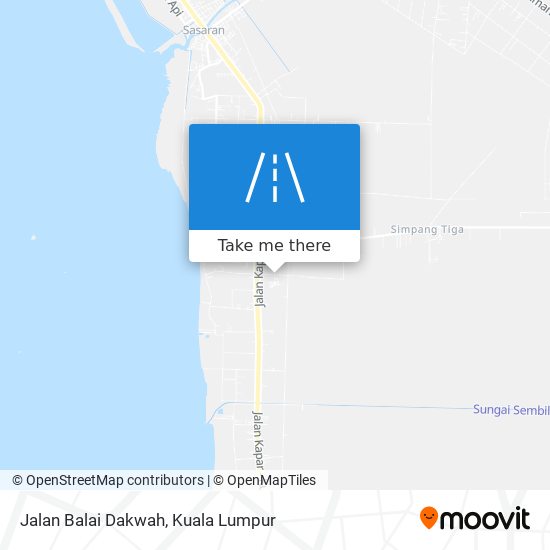 Jalan Balai Dakwah map
