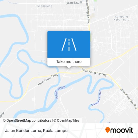 Jalan Bandar Lama map