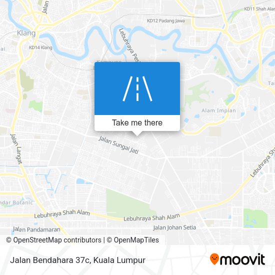 Jalan Bendahara 37c map