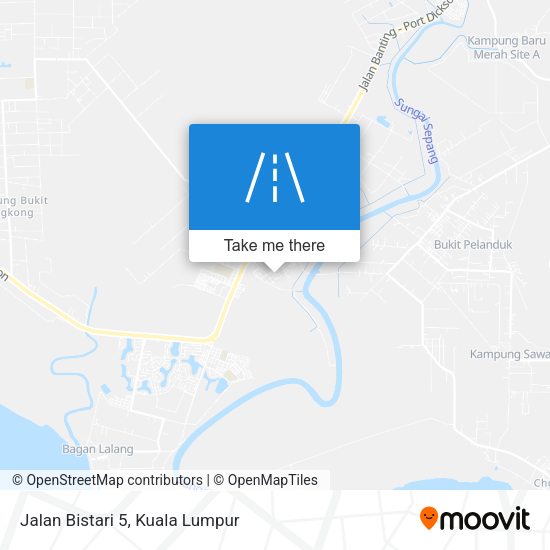 Jalan Bistari 5 map