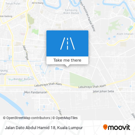 Peta Jalan Dato Abdul Hamid 18