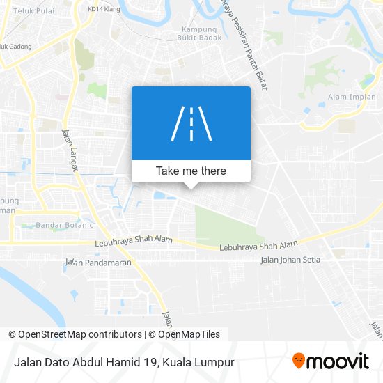 Peta Jalan Dato Abdul Hamid 19