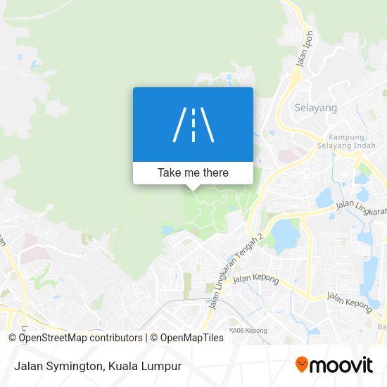 Peta Jalan Symington