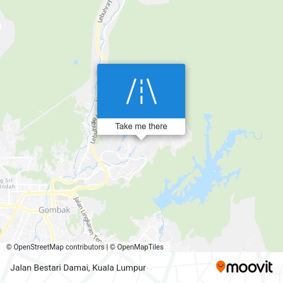 Jalan Bestari Damai map
