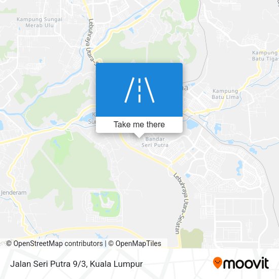 Jalan Seri Putra 9/3 map