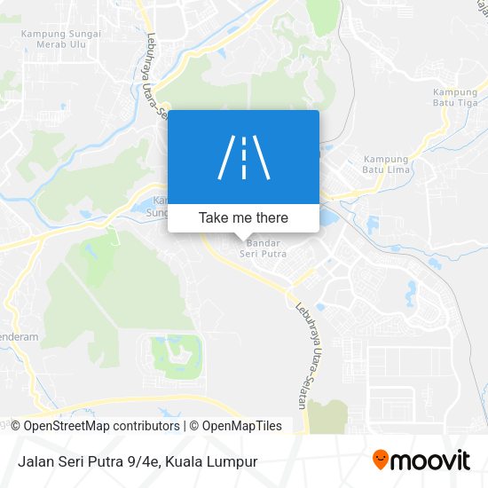 Peta Jalan Seri Putra 9/4e