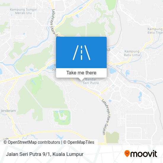 Jalan Seri Putra 9/1 map