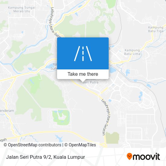 Jalan Seri Putra 9/2 map