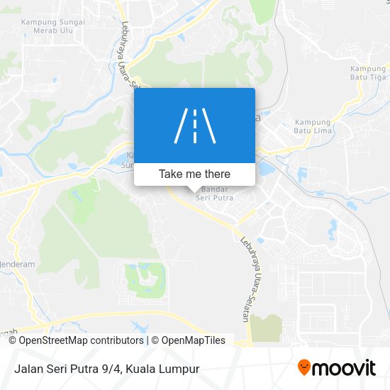 Peta Jalan Seri Putra 9/4