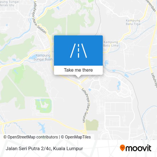 Jalan Seri Putra 2/4c map