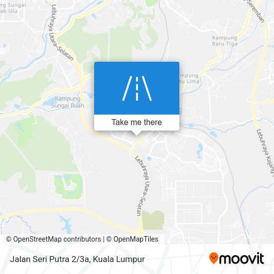 Jalan Seri Putra 2/3a map