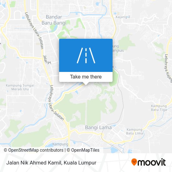 Peta Jalan Nik Ahmed Kamil