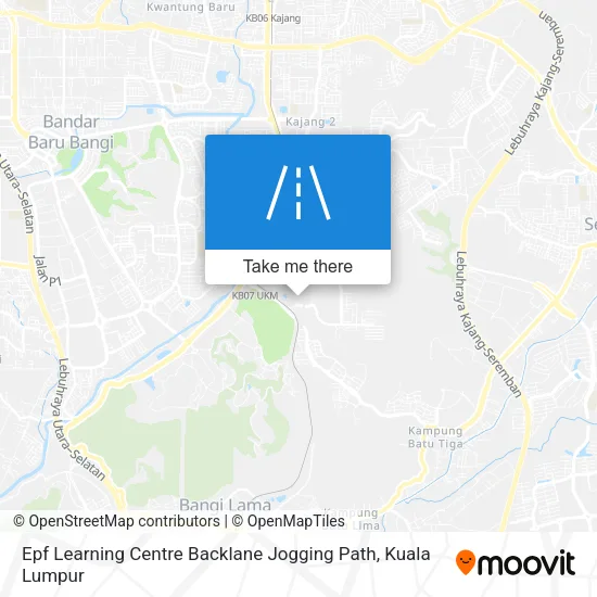 Epf Learning Centre Backlane Jogging Path map