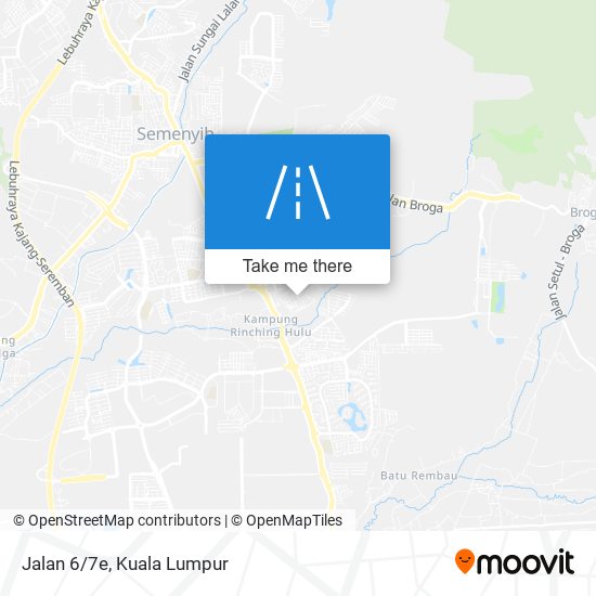 Jalan 6/7e map