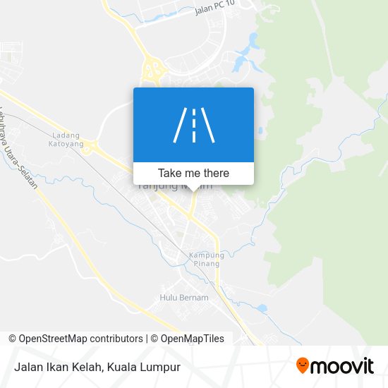 Peta Jalan Ikan Kelah