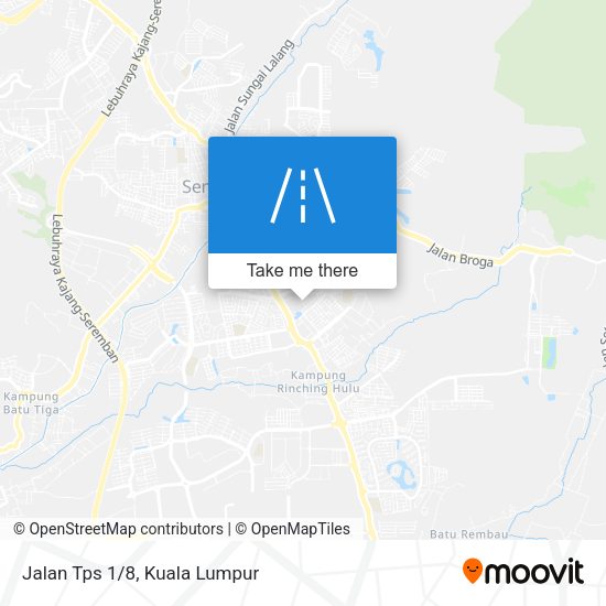 Peta Jalan Tps 1/8
