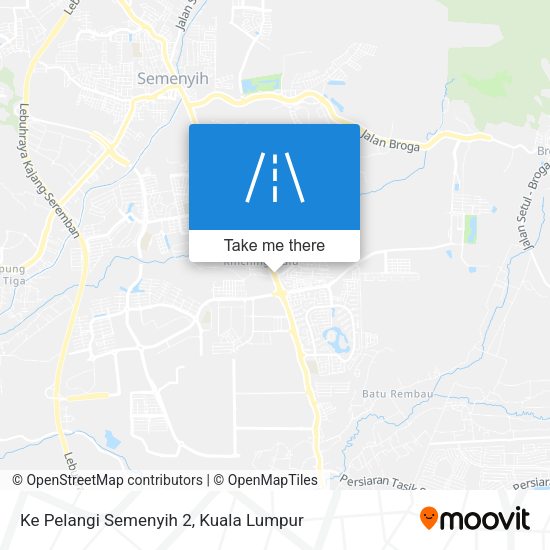 Ke Pelangi Semenyih 2 map