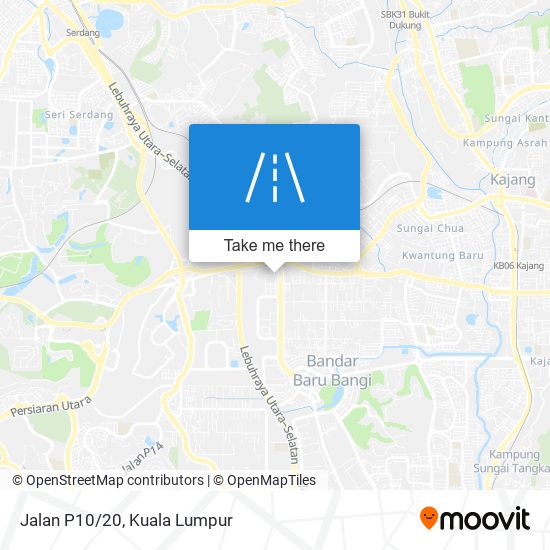 Jalan P10/20 map