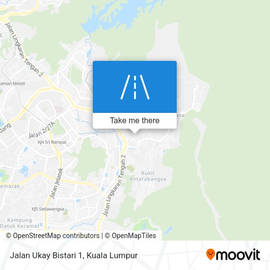 Jalan Ukay Bistari 1 map