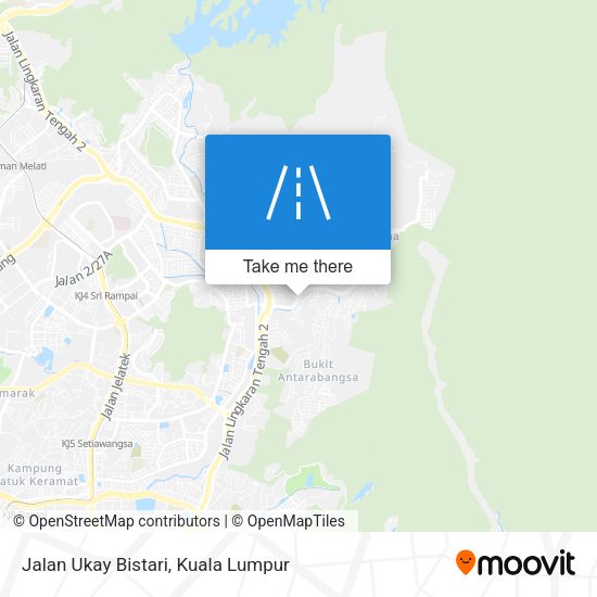 Jalan Ukay Bistari map