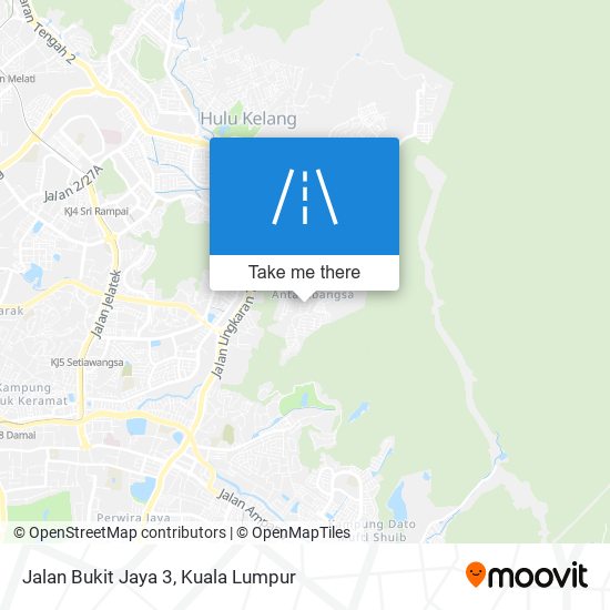 Peta Jalan Bukit Jaya 3
