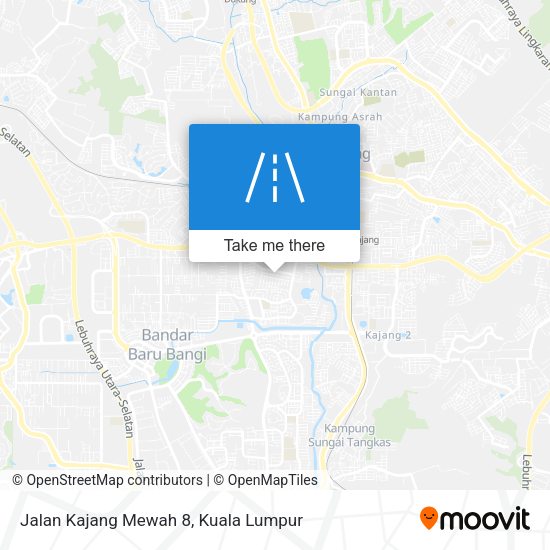 Jalan Kajang Mewah 8 map