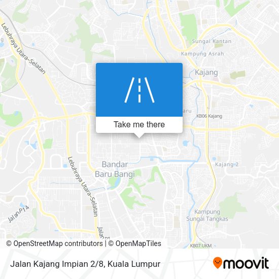 Jalan Kajang Impian 2/8 map