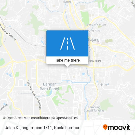 Jalan Kajang Impian 1/11 map