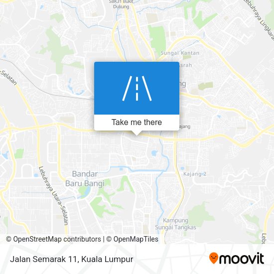 Peta Jalan Semarak 11