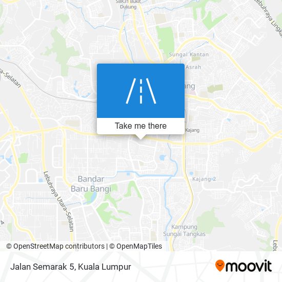 Jalan Semarak 5 map