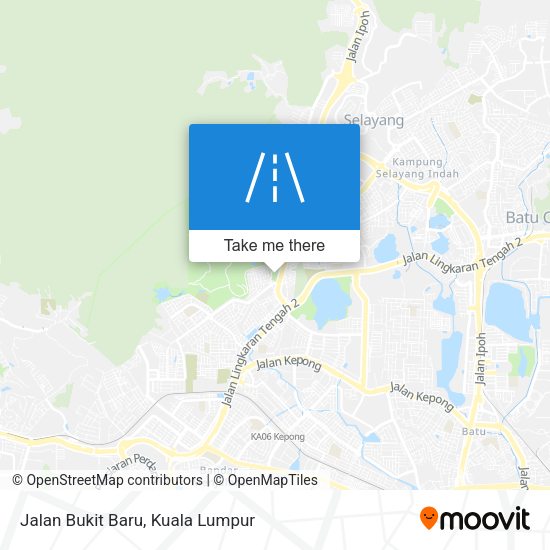 Jalan Bukit Baru map
