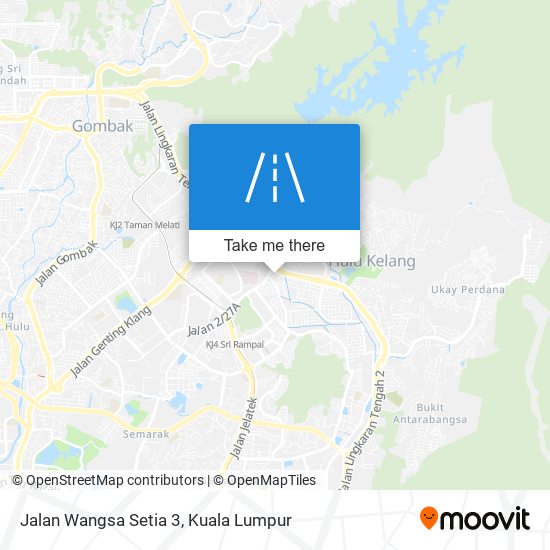 Jalan Wangsa Setia 3 map