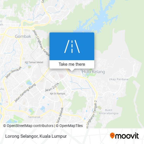 Lorong Selangor map