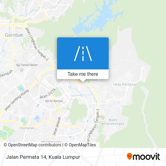 Jalan Permata 14 map